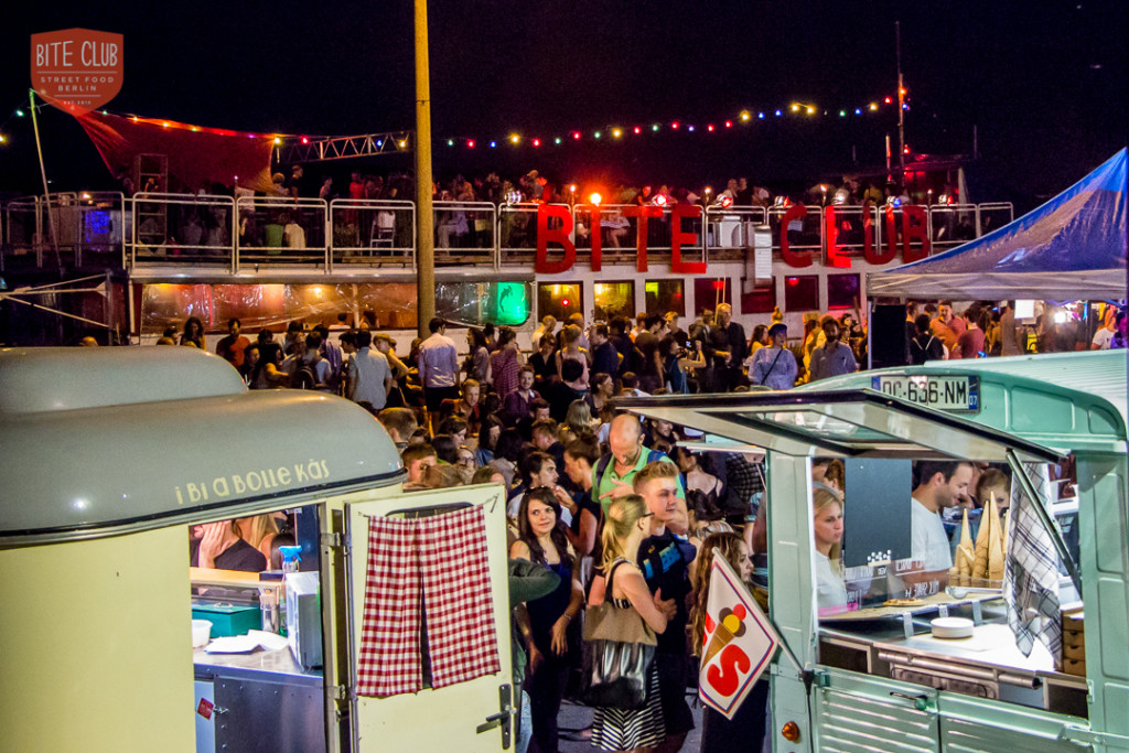 Places to go for street food in Berlin: Bite Club.